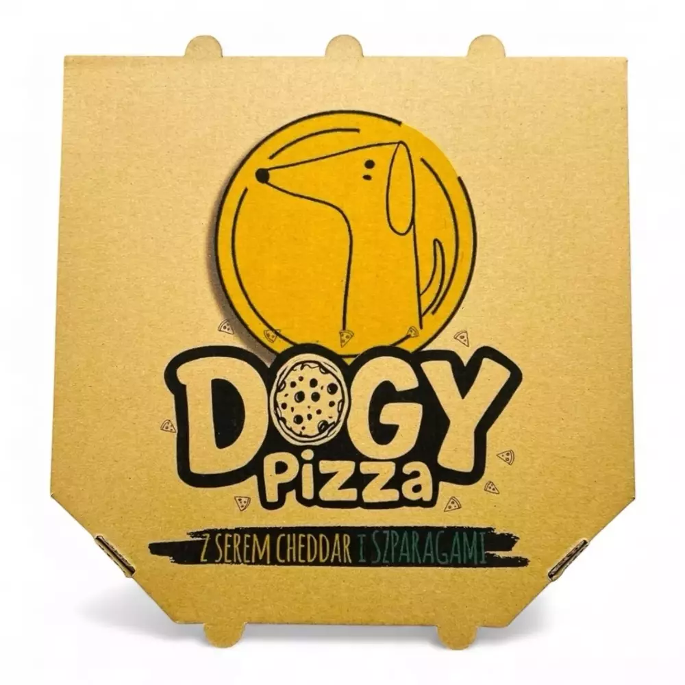 DOGY PIZZA - z serem cheddar i szparagami 1