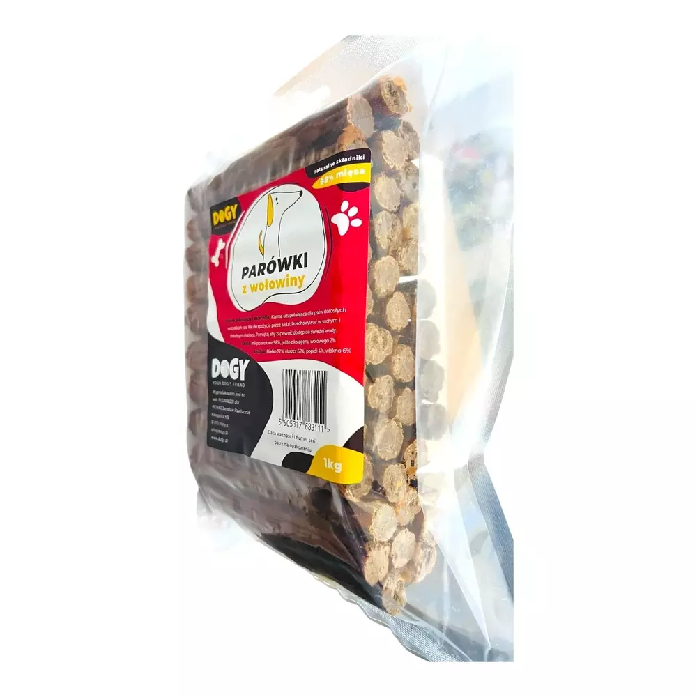 DOGY - Parówki z wołowiny 1kg 1