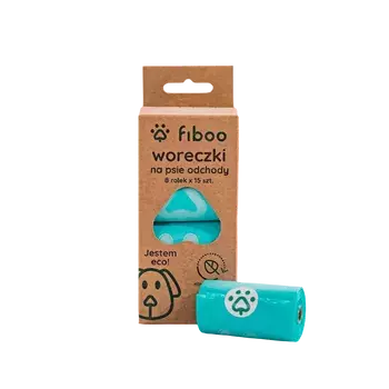 Fiboo - woreczki na psie odchody - kompostowalne - 8pak. 1