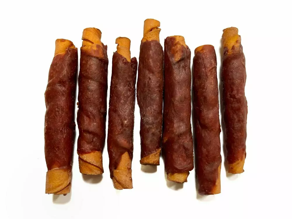 Alda - Wołowa wędzona pałka z kaczką 500g 1