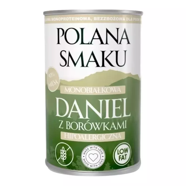 Polana Smaku - Daniel z borówkami 400g 1