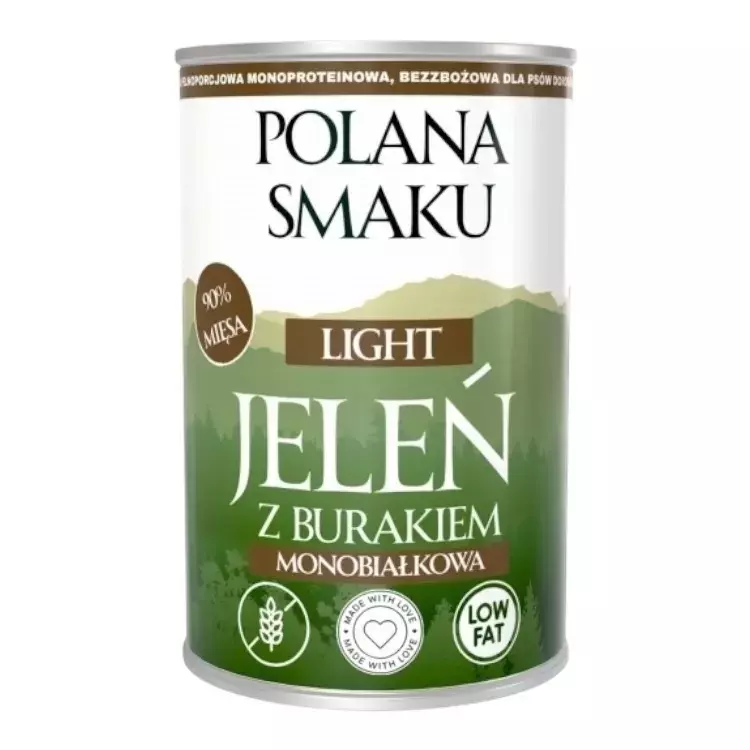 Polana Smaku - LIGHT Jeleń z burakiem 400g 1