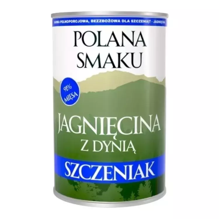 Polana Smaku - SZCZENIAK Jagnięcina z dynią 400g 1