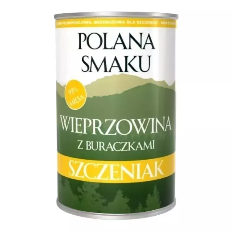 Polana Smaku - SZCZENIAK Wieprzowina z buraczkami 400g 1
