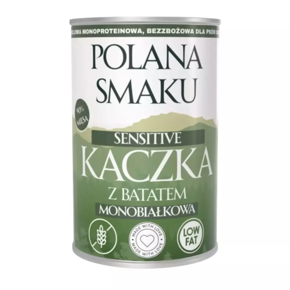 Polana Smaku - Sensitive Kaczka z batatami 400g 1