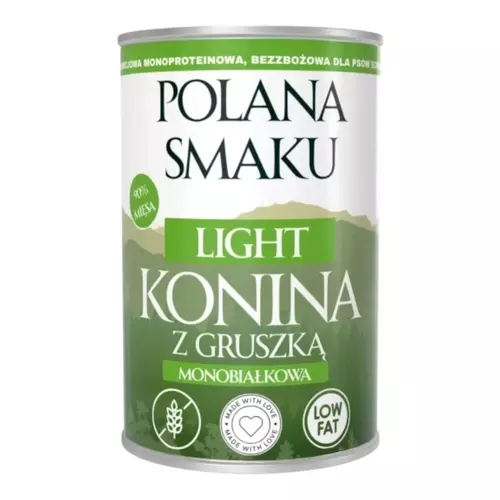 Polana Smaku - LIGHT Konina z Gruszką 400g 1