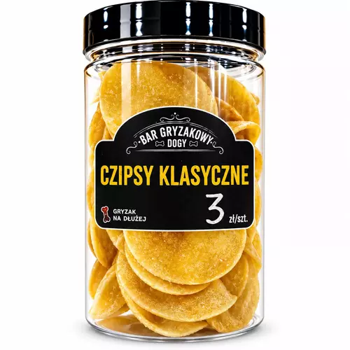 BAR GRYZAKOWY DOGY - Czipsy Klasyczne 250g (ok. 32szt) 1