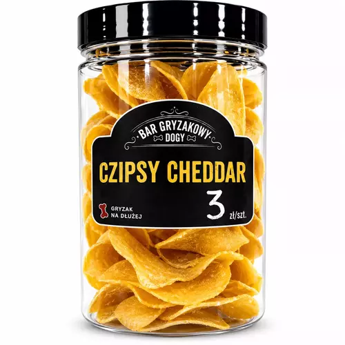 BAR GRYZAKOWY DOGY - Czipsy Cheddar 250g (ok. 32szt) 1