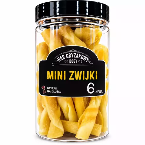BAR GRYZAKOWY DOGY - Mini Zwijki 450g (ok. 30szt) 1