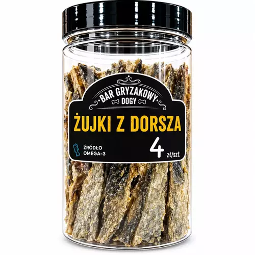 BAR GRYZAKOWY DOGY - Żujki Dorsz 50szt 1