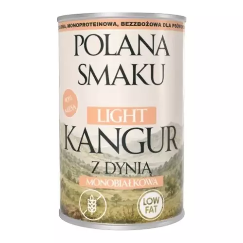 Polana Smaku - LIGHT Kangur z dynią 400g 1