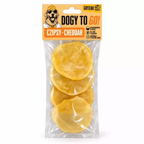 DOGY TO GO! - Czipsy Cheddar 4szt 1