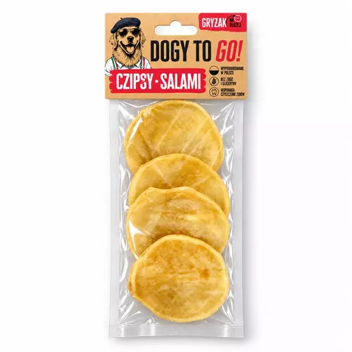DOGY TO GO! - Czipsy Salami 4szt 1