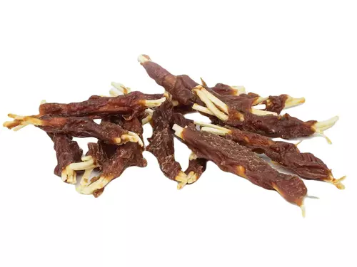 Alda - Cienkie paski wołowe z kaczką 500g 1