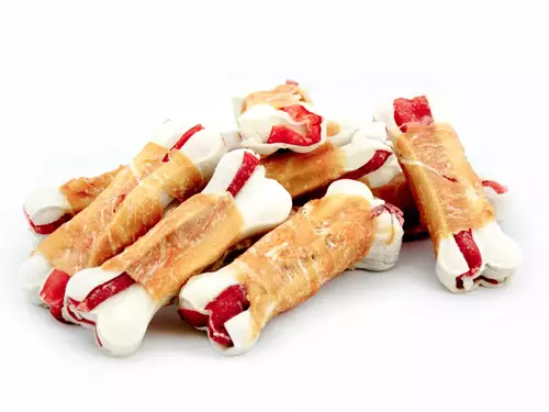 Alda - Kość prasowana wołowa-wieprzowa z kurczakiem 10cm 500g 1