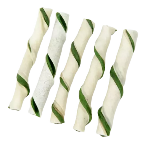 Magnum - Rurka nadziewana rawhide zielona 40szt 1