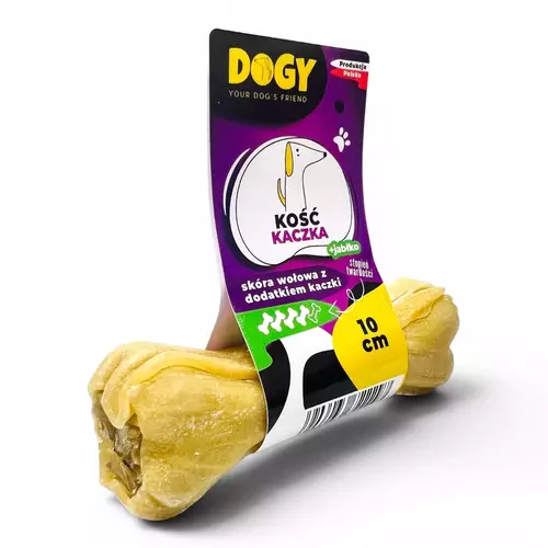 DOGY - Kość z kaczką i jabłkiem 10cm 1szt 1