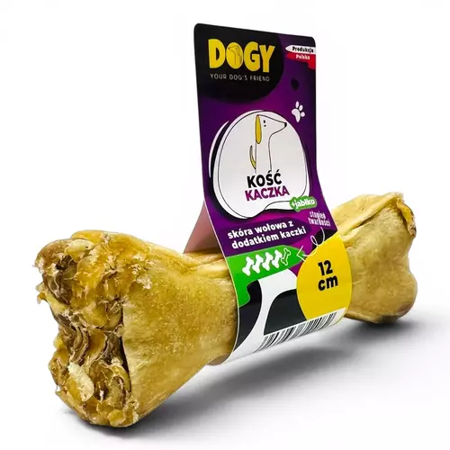 DOGY - Kość z kaczką i jabłkiem 12cm 1szt 1