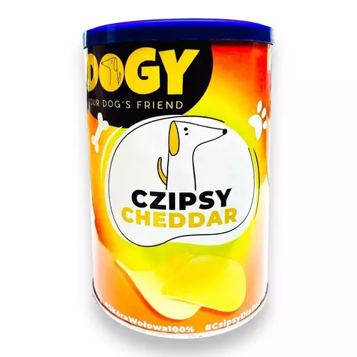 DOGY - Czipsy z serem Cheddar 120g 1