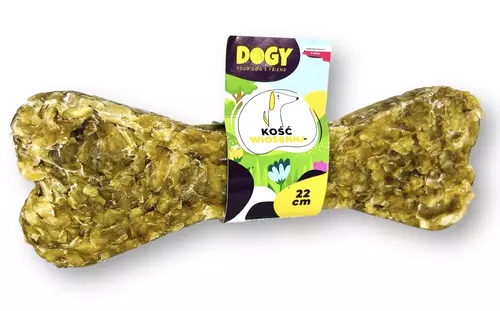 DOGY - Kość WIOSENNA ze szparagami i serem cheddar 22cm 1szt 1