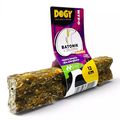 DOGY HYPO - Batonik z Jelenia z dodatkiem witamin 12cm 1zt 1