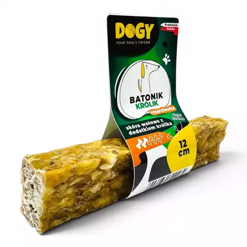 DOGY - Batonik z Królikiem i marchewką 12cm 1szt 1
