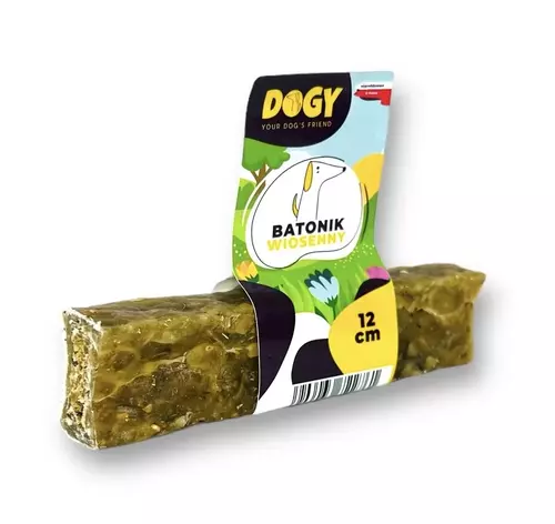DOGY - Batoniki WIOSENNY ze szparagami i serem cheddar 12cm 1szt 1