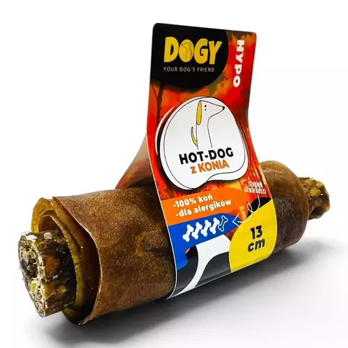 DOGY HYPO - Hot-Dog z Koniny 13cm 1szt 1