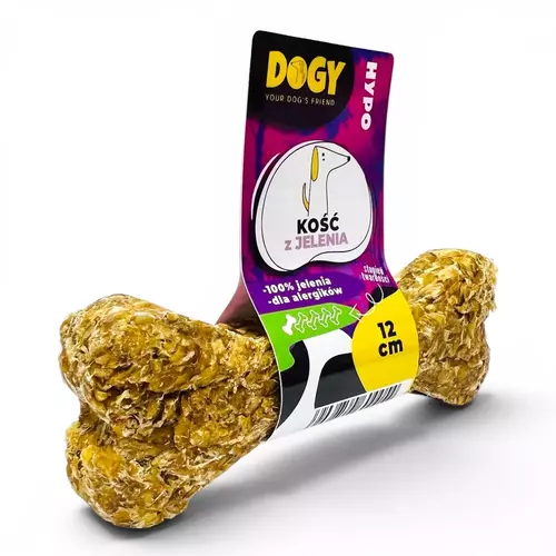 DOGY HYPO - Kość z Jelenia 12cm 1szt 1