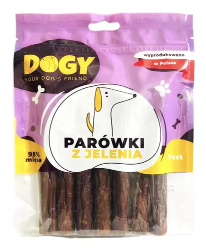 DOGY - Parówki z jelenia 7szt 1
