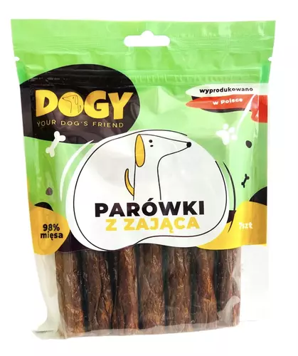 DOGY - Parówki z zająca 7szt 1