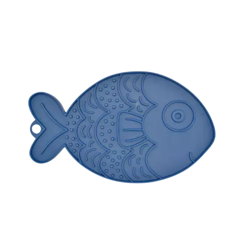 Fiboo - fishka - antypoślizgowa mata do lizania - GRANATOWY 1