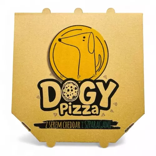 DOGY PIZZA - z serem cheddar i szparagami 1