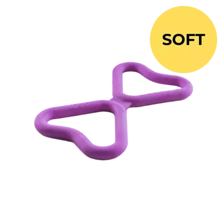 Fiboo - szarpak FIB SOFT - bezpieczna zabawa psa z opiekunem - FIOLETOWY NEON 1
