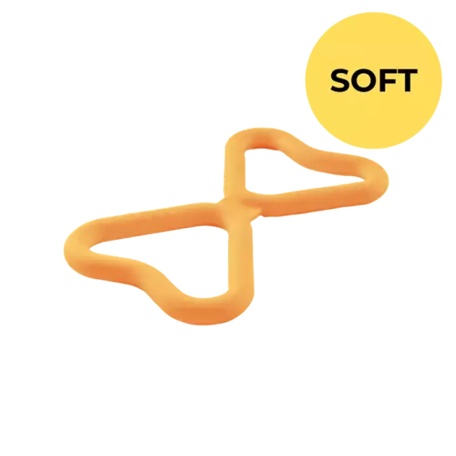 Fiboo - szarpak FIB SOFT - bezpieczna zabawa psa z opiekunem - MIODOWY 1