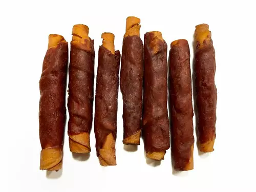 Alda - Wołowa wędzona pałka z kaczką 500g 1