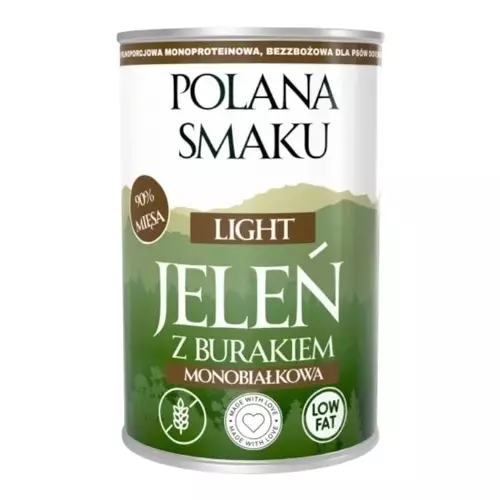 Polana Smaku - LIGHT Jeleń z burakiem 400g 1