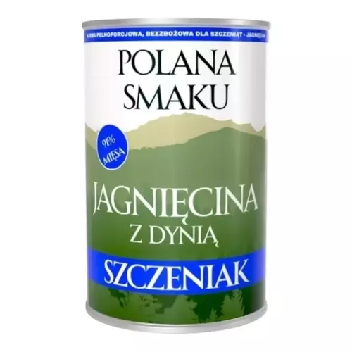 Polana Smaku - SZCZENIAK Jagnięcina z dynią 400g 1