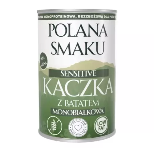 Polana Smaku - Sensitive Kaczka z batatami 400g 1