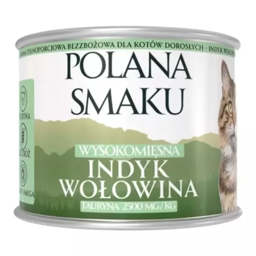 Polana Smaku - KOT - Indyk i Wołowina 200g 1